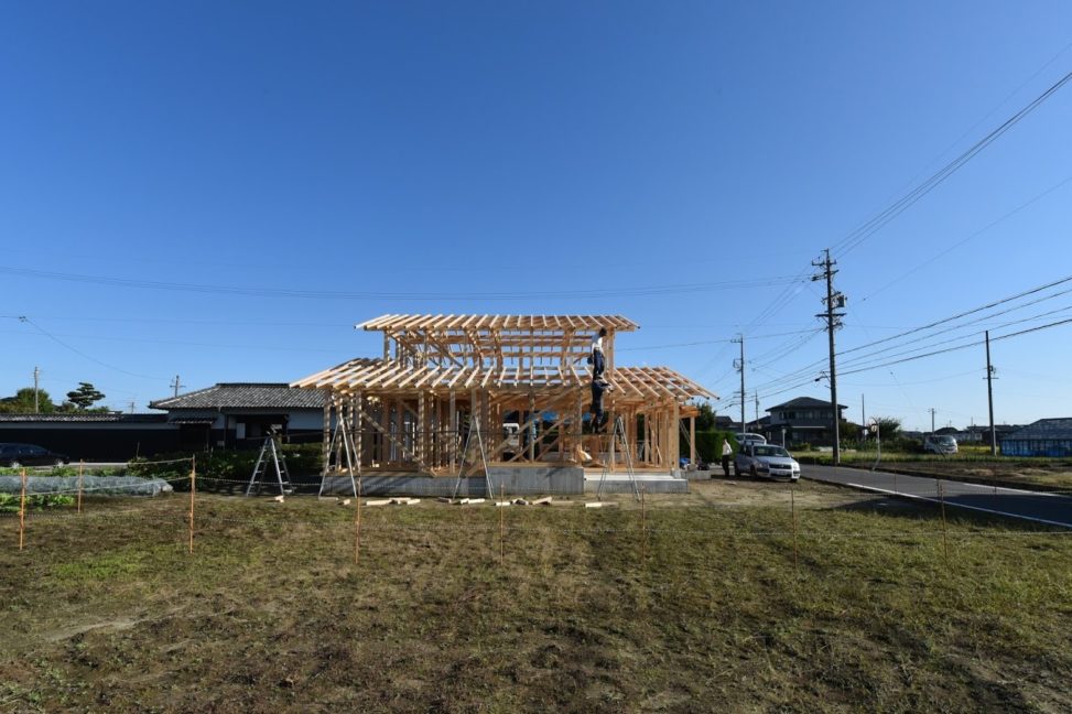 愛知の木組み２　建て方