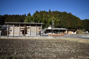 愛知の石場建て４　天然乾燥材