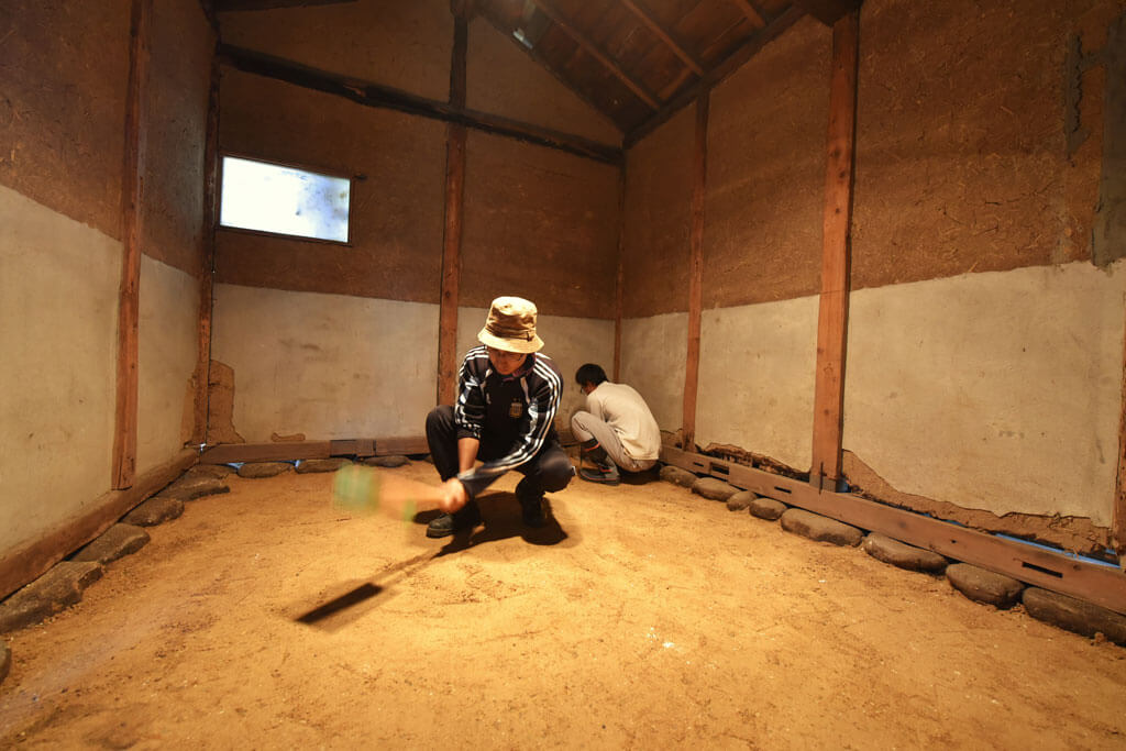 土壁会 三和土ワークショップ 水野設計室
