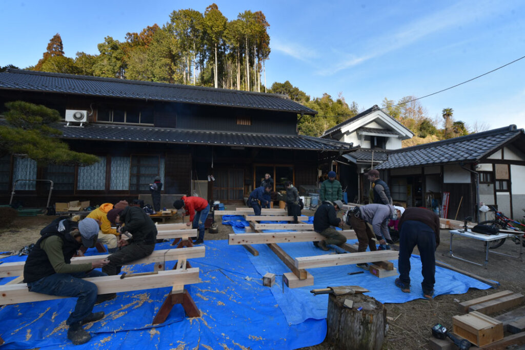 やまのはた小屋 2日目【刻み編】 | 水野設計室