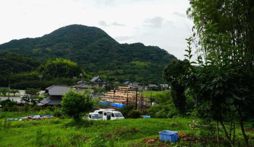 糸島の石場建て３　構造見学会　8月23日(金)・24日(土)