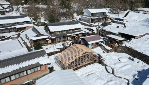 蕨生の蔵　ワークショップ６日目【建前】