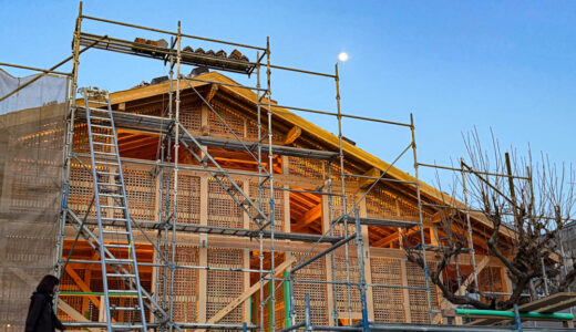 【ご案内】3月22日(日)　土壁WS＋構造見学会　尾張旭の石場建て６　